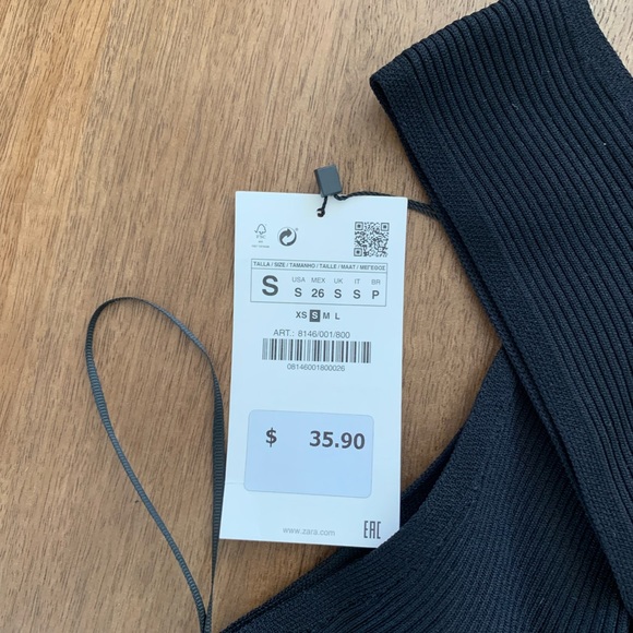 Brand new Zara knit top with tags - Picture 4 of 4